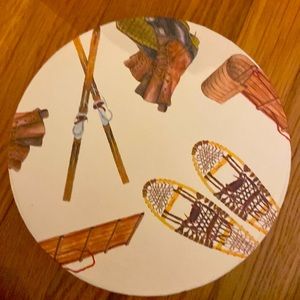 LLBean Winter Lodge Plate Set (4)